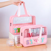 Travel Clear Makeup Bags with Handle