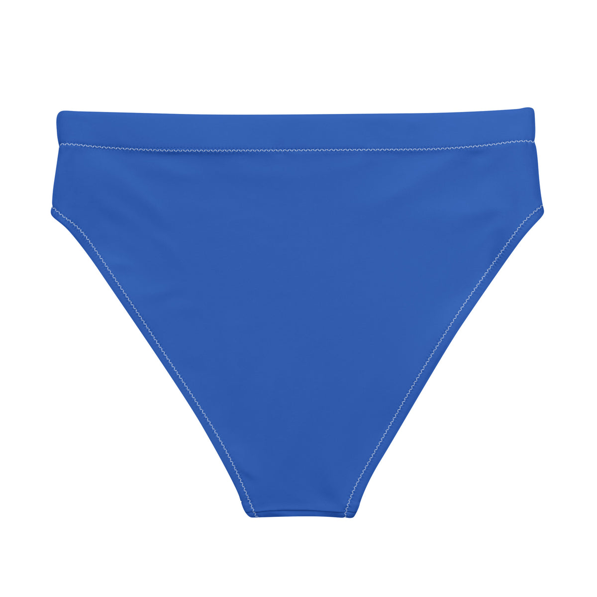 Blue Recycled high-waisted bikini bottom