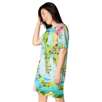 Barrier Islands T-shirt dress