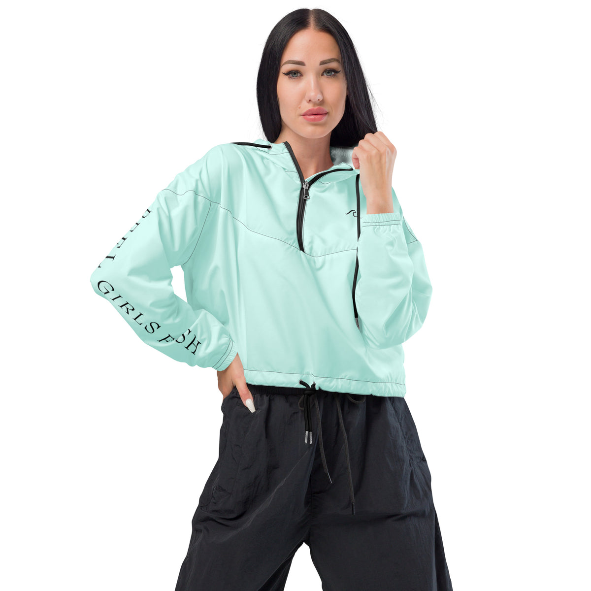 Reel Girls Fish Women’s cropped windbreaker