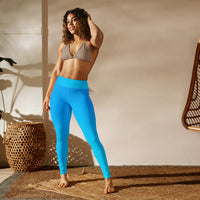 Island Blue Yoga Leggings