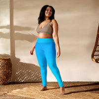 Island Blue Yoga Leggings