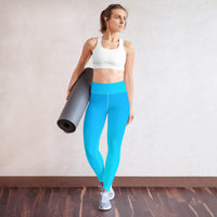 Island Blue Yoga Leggings