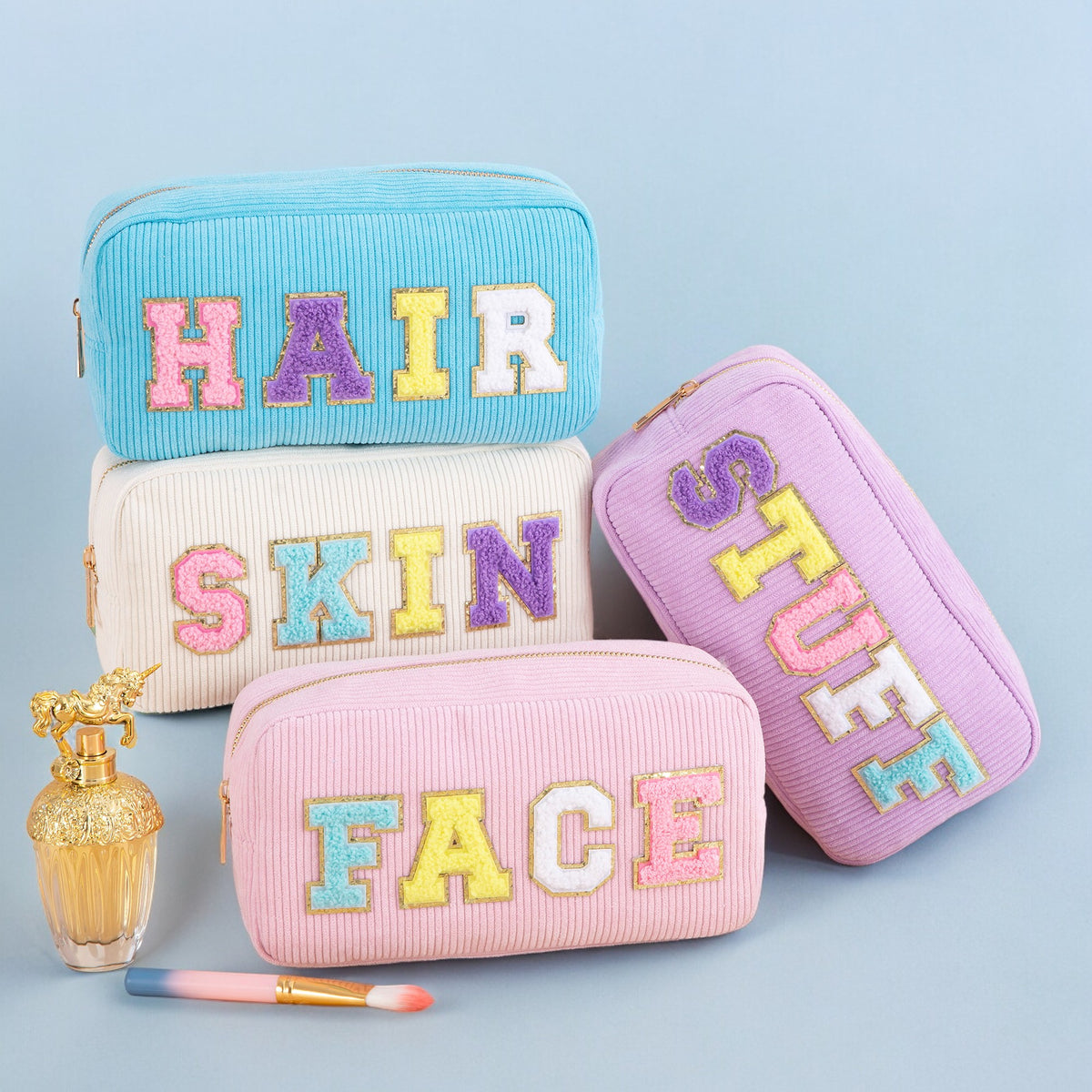 Chic Patch Cosmetic Pouch