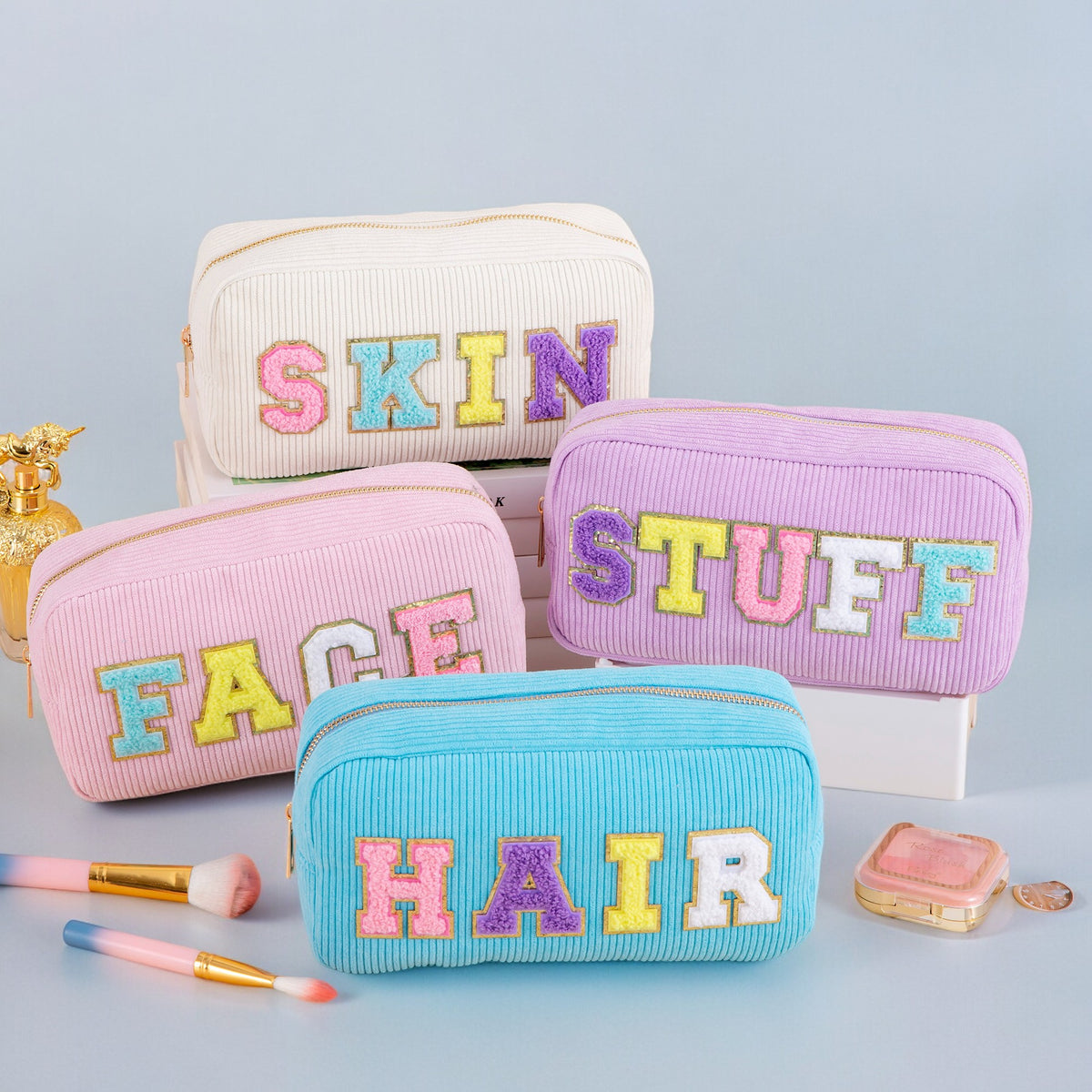 Chic Patch Cosmetic Pouch