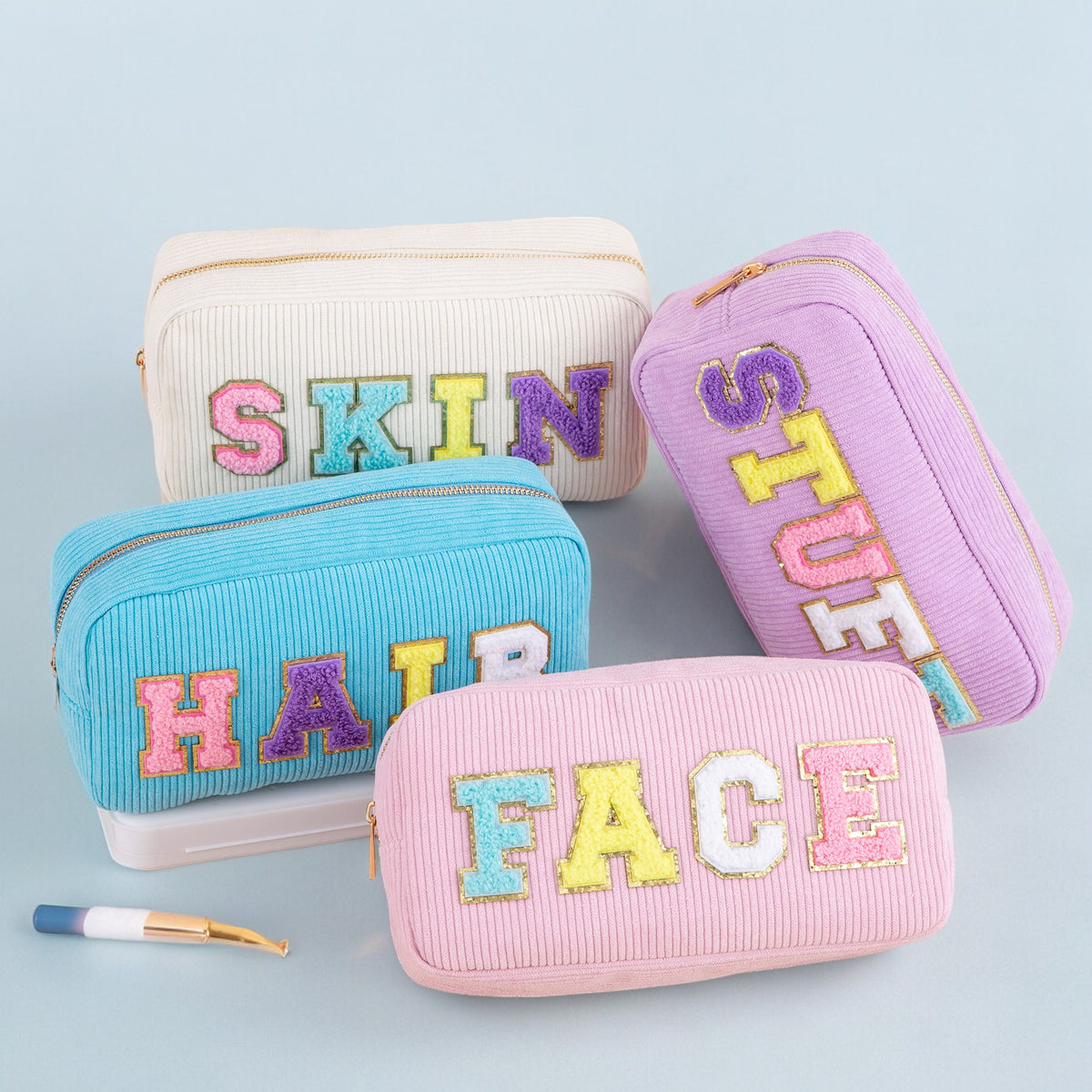 Chic Patch Cosmetic Pouch