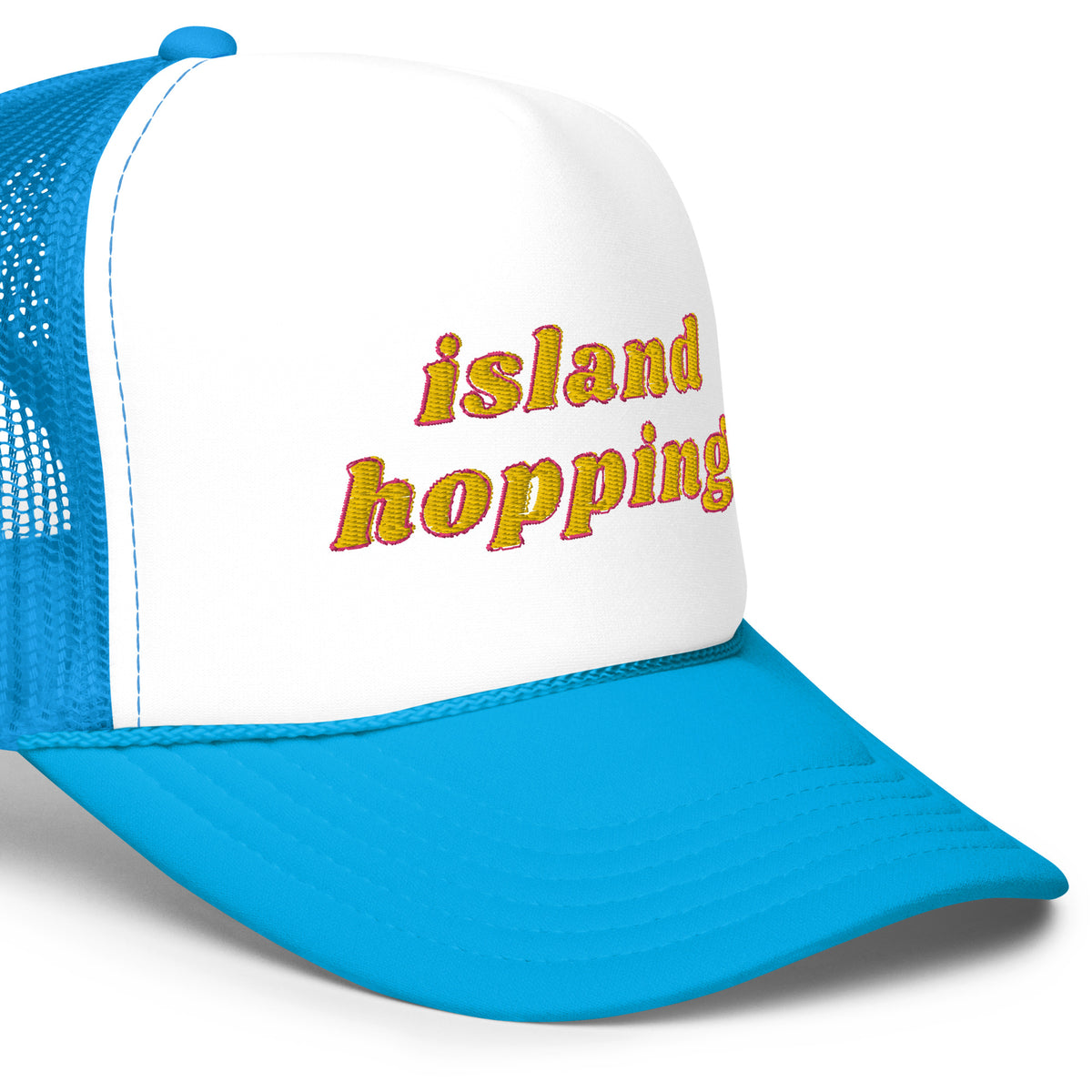 Island Hopping Foam trucker hat