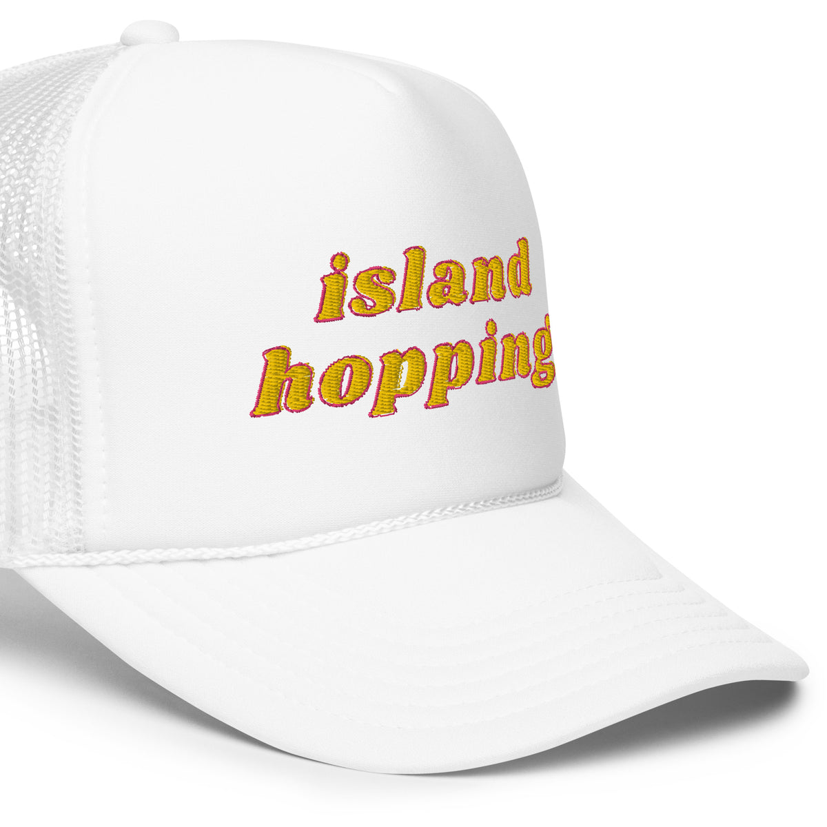 Island Hopping Foam trucker hat