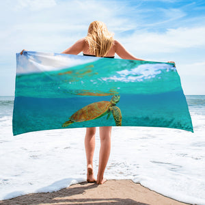 Sea Turtle Beach Towel