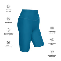 Naples Blue Biker Shorts