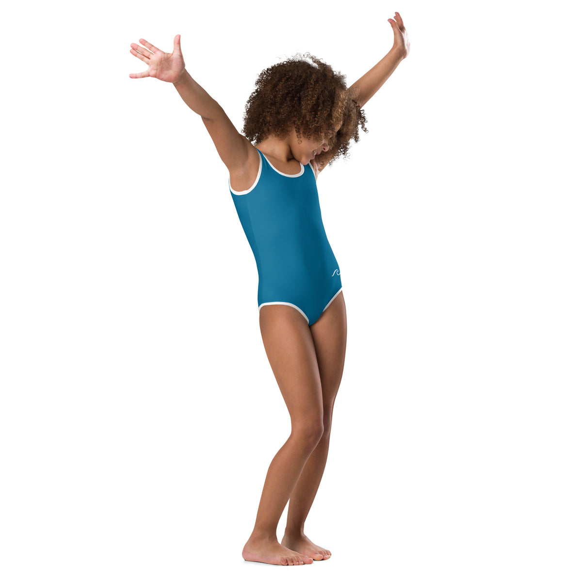 Naples Blue Kids UPF Swimsuit