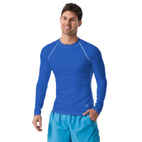 Blue Men's Rash Guard