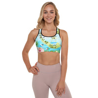 Barrier Island Hopper Padded Sports Bra