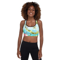 Barrier Island Hopper Padded Sports Bra