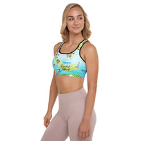 Barrier Island Hopper Padded Sports Bra