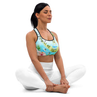 Barrier Island Hopper Padded Sports Bra