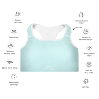 Captiva TurquoisePadded Sports Bra