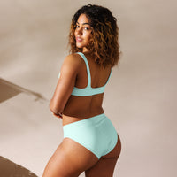 Captiva Turq Recycled high-waisted bikini