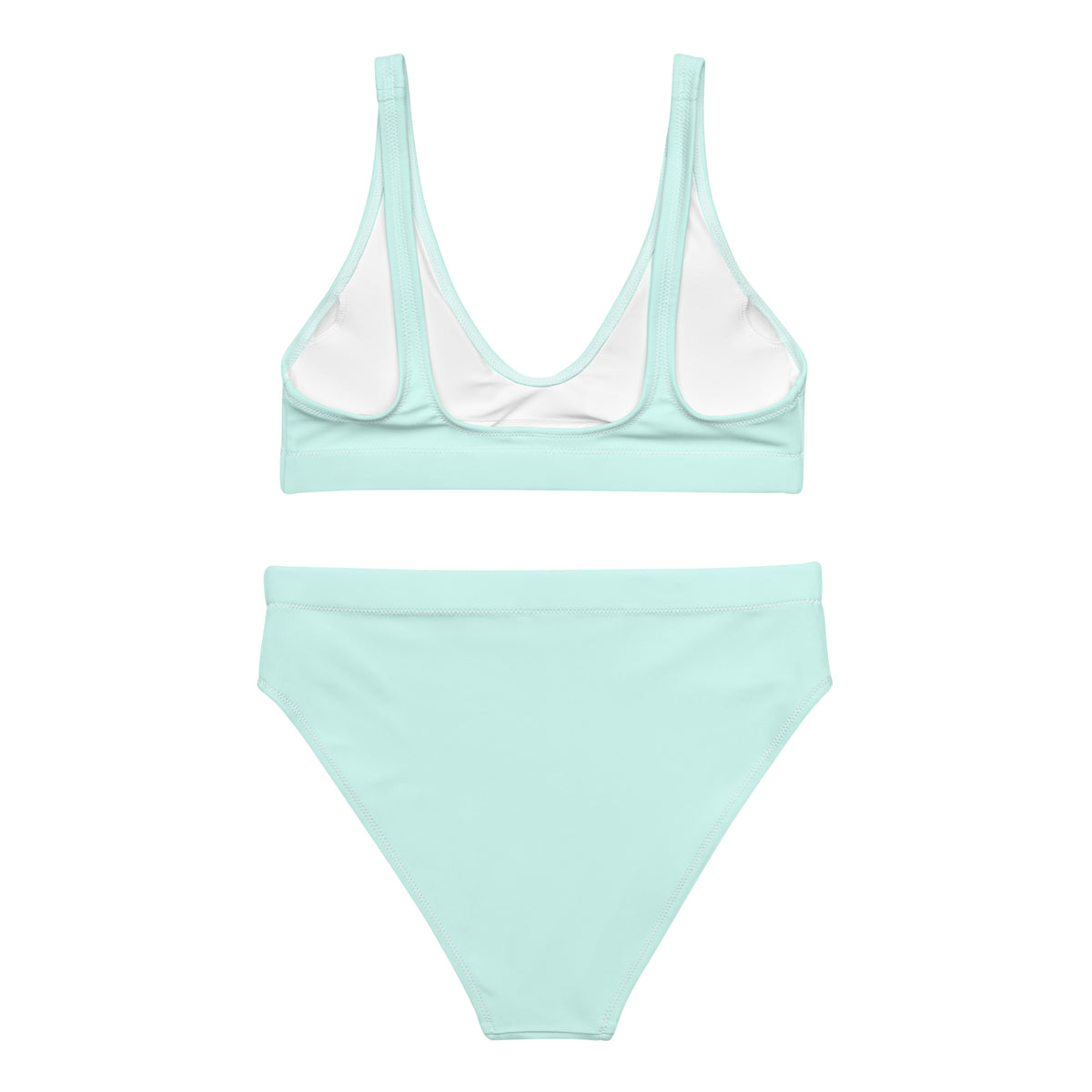 Captiva Turq Recycled high-waisted bikini