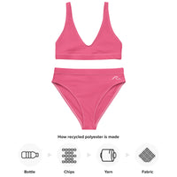 Sanibel Sunset Recycled high-waisted bikini