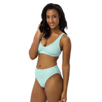 Captiva Turq Recycled high-waisted bikini