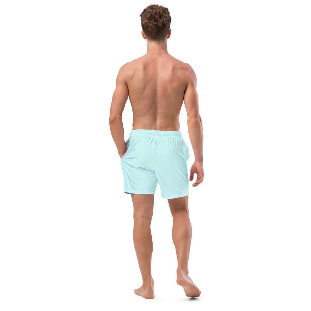 Captiva Turquoise Recycled Men's UPF 50+ swim trunks