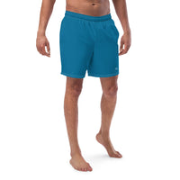 Naples Blue Recycled Men's UPF 50+ swim trunks