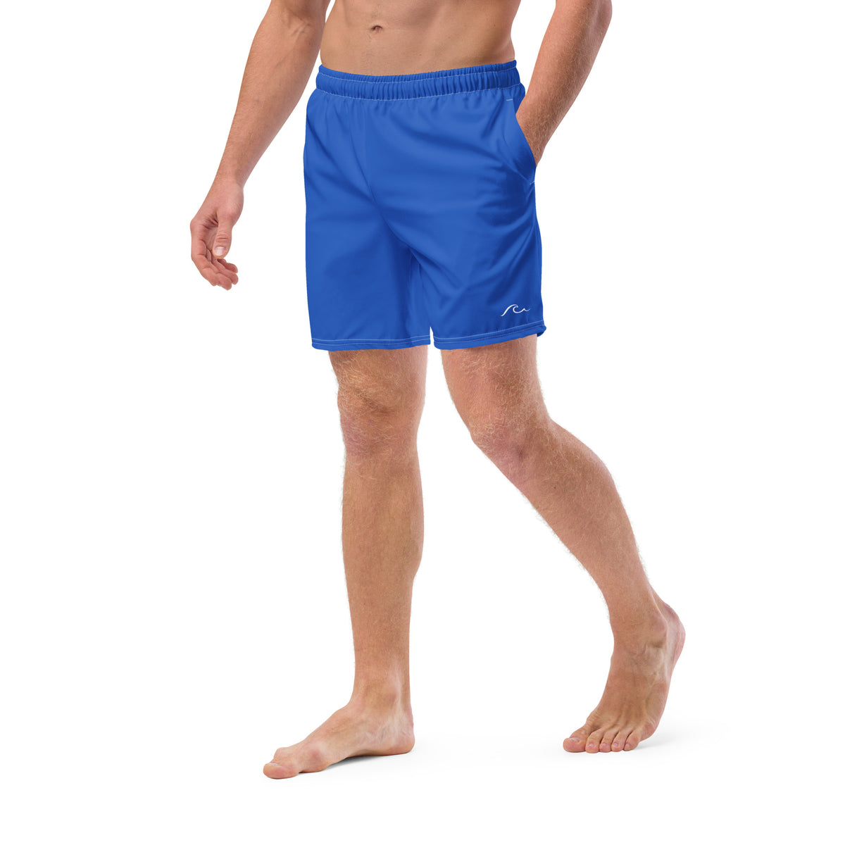 Blue Men's swim trunks