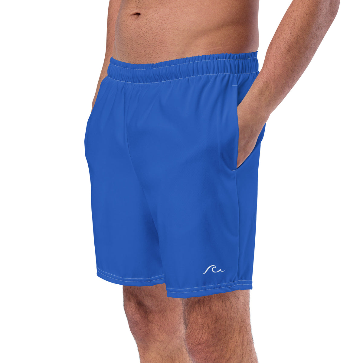 Blue Men's swim trunks