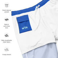 Blue Men's swim trunks