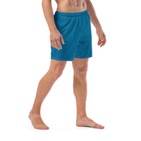 Naples Blue Recycled Men's UPF 50+ swim trunks