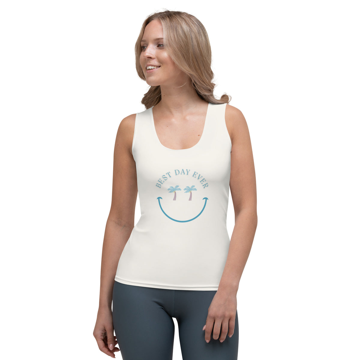 Best Day Ever Sublimation Cut & Sew Tank Top