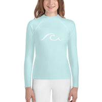 Captiva Turquoise Youth UPF 50+ Rash Guard