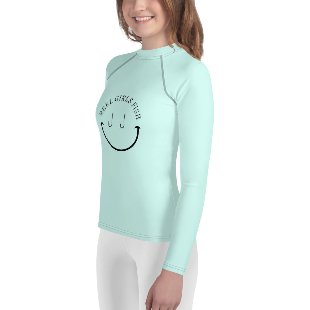 Reel Girls Fish Youth Rash Guard