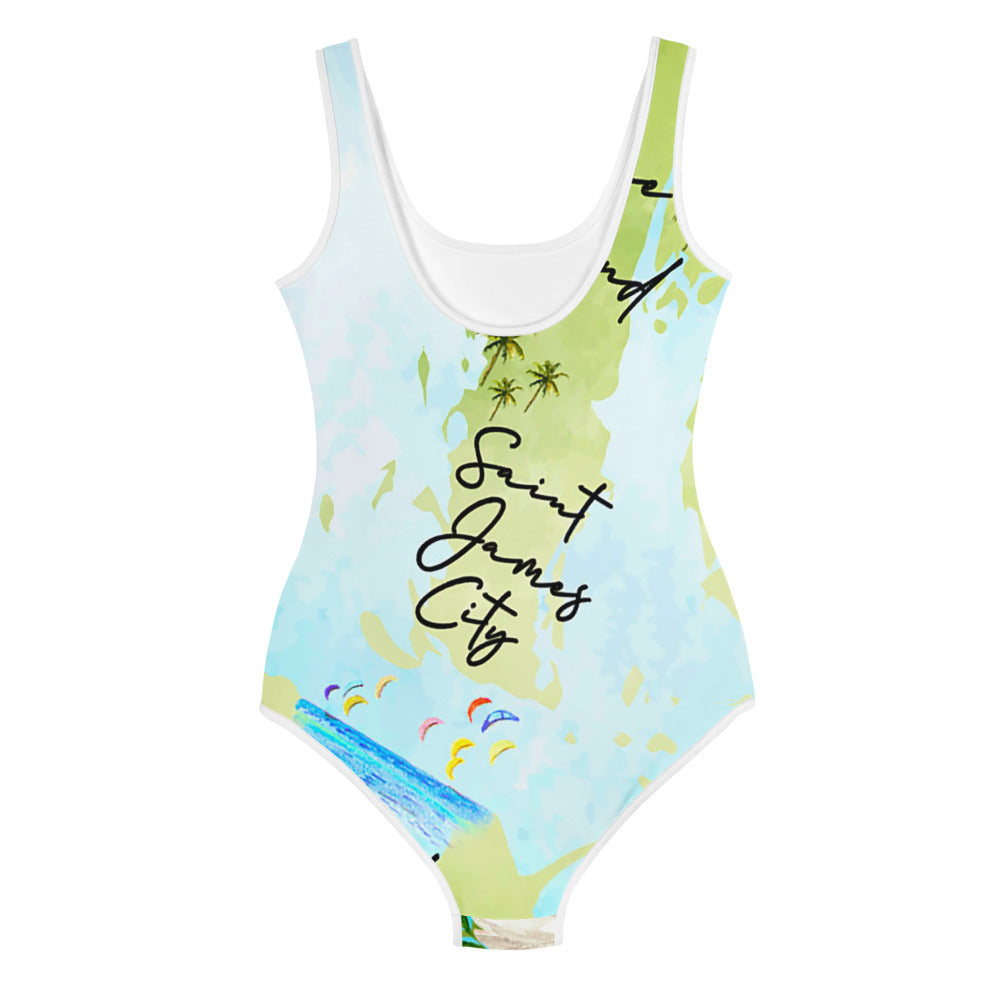 Barrier Island Hopper Youth UPF Swimsuit