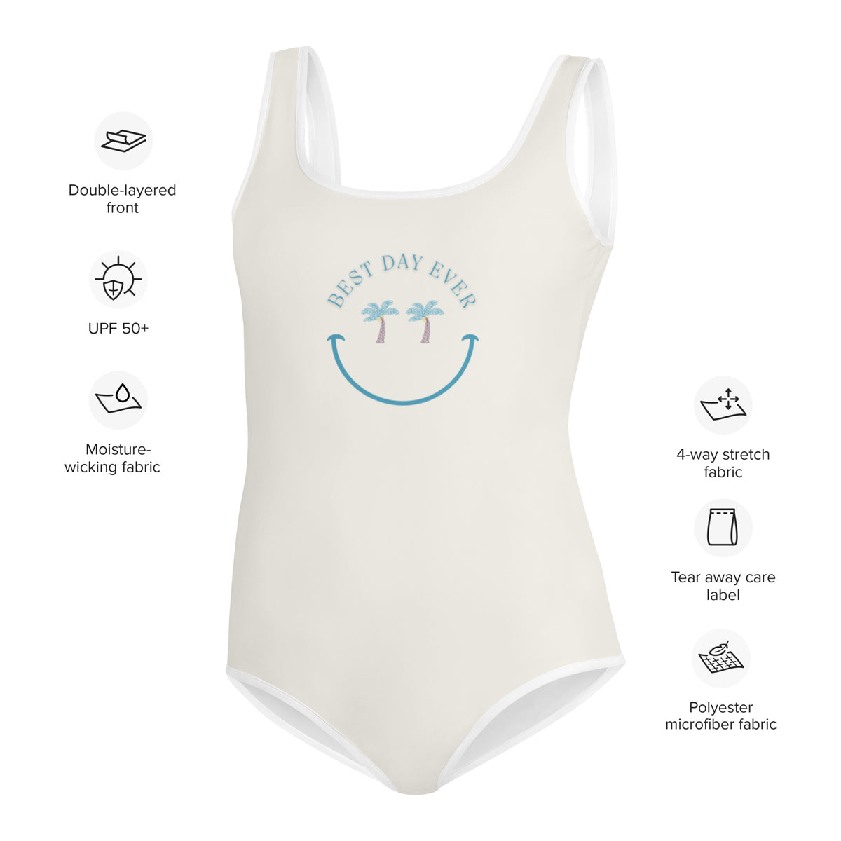 Best Day Ever All-Over Print Youth Swimsuit