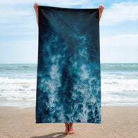 Naples Nautical Beach Towel