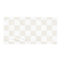 Sand Dollar Checkmate Beach Towel