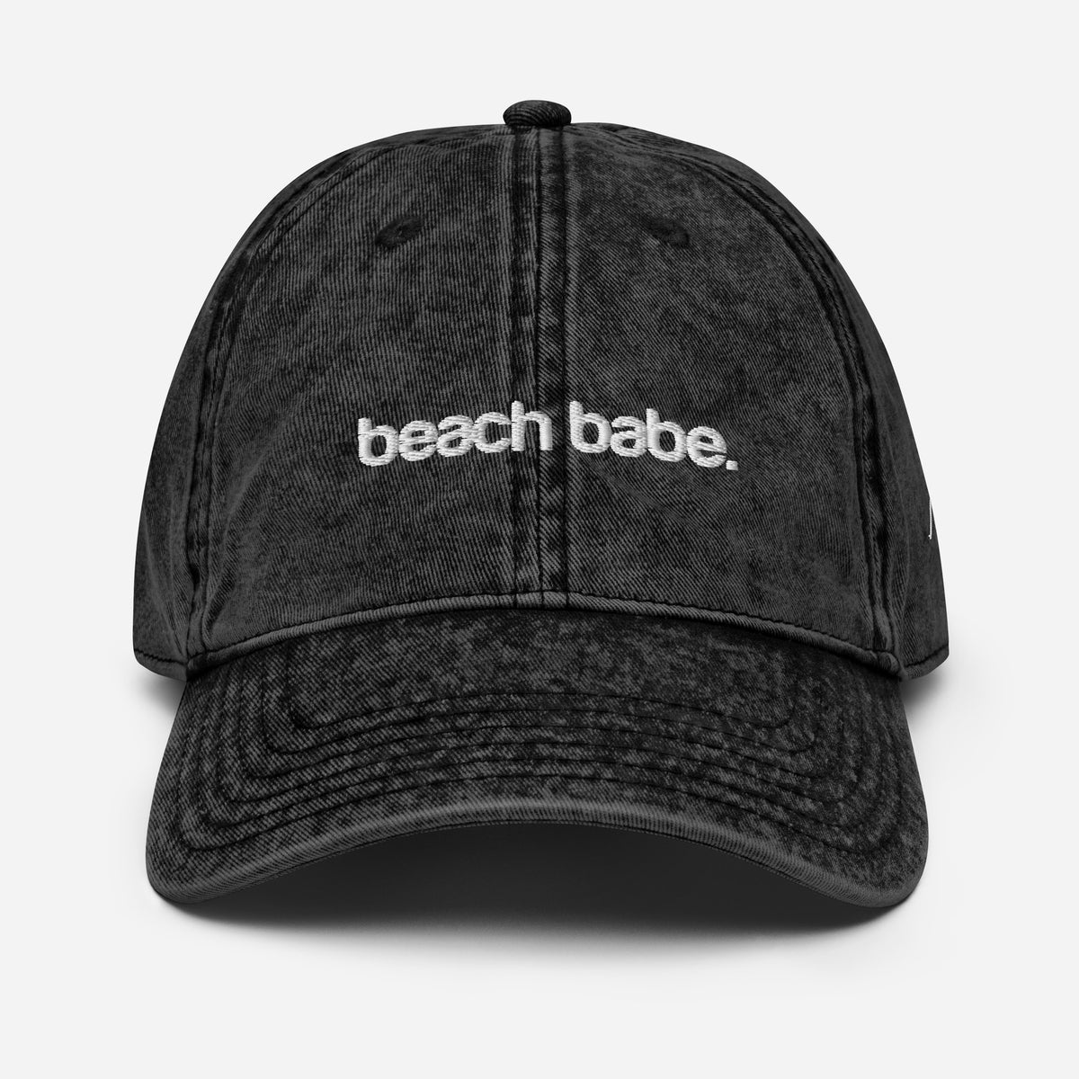 beach babe Vintage Cotton Twill Cap