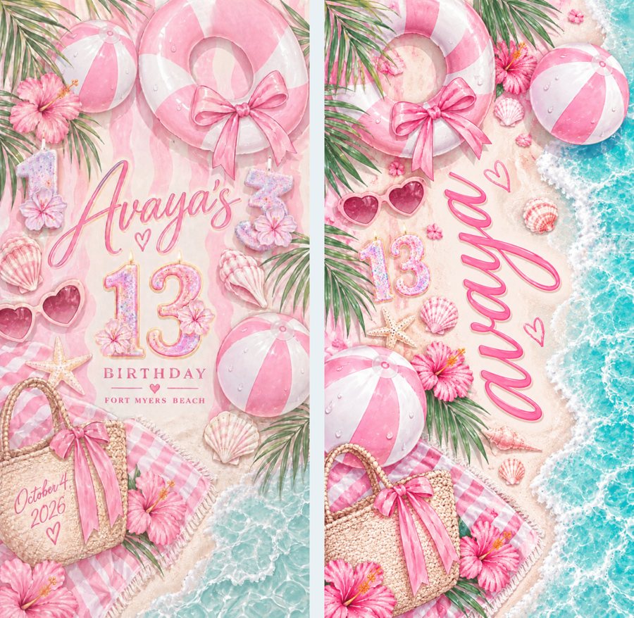 Custom WTR beach towels